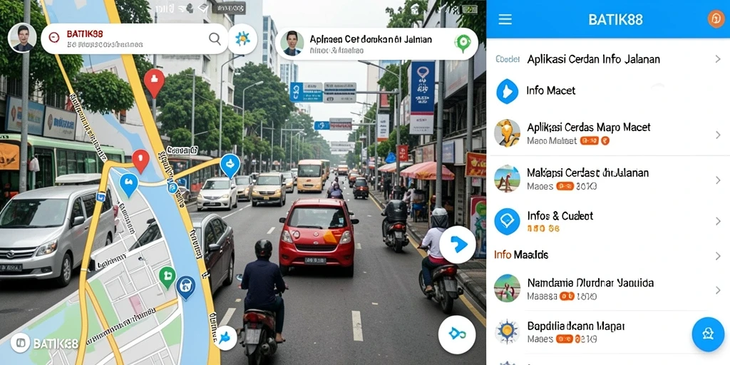 Tampilan layar utama BATIK88 dengan informasi kemacetan terkini.