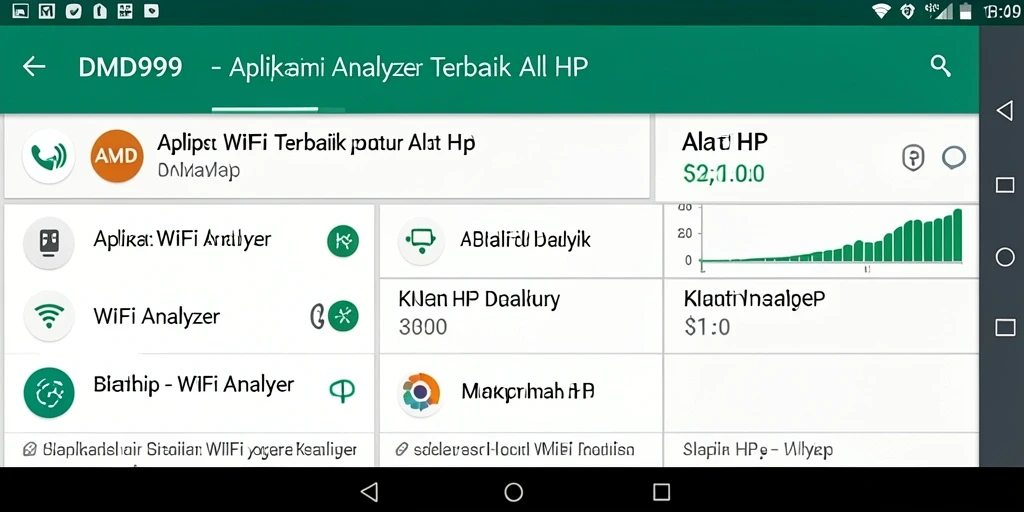 Antarmuka DMD999 menampilkan informasi lengkap tentang jaringan WiFi.