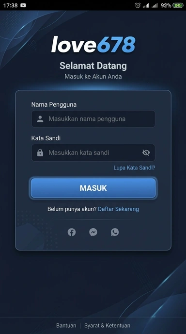 Masuk akun love678 untuk pengguna Android Indonesia